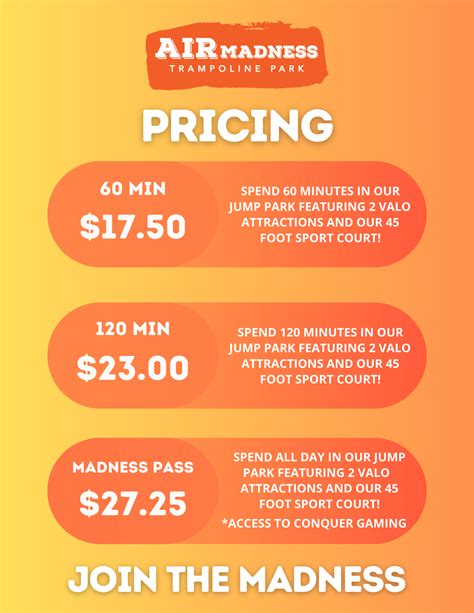 Air Madness Prices