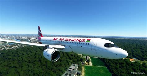 Air Mauritius A320neo for Microsoft Flight Simulator MSFS