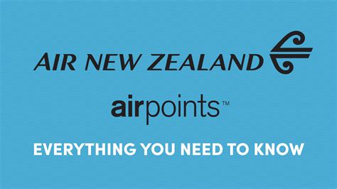 Air New Zealand Airpoints Frequent Flyer Programme Finder NZ