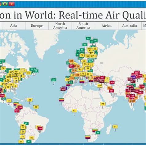 Air Pollution in Abu Dhabi: Real-time Air Quality Index Visual Map