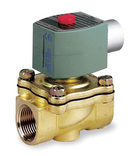 Air and Fuel Gas Solenoid Valve: 3/4 in Pipe Size, 50 psi ... - Grainger