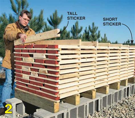 Air and Shed Drying Lumber