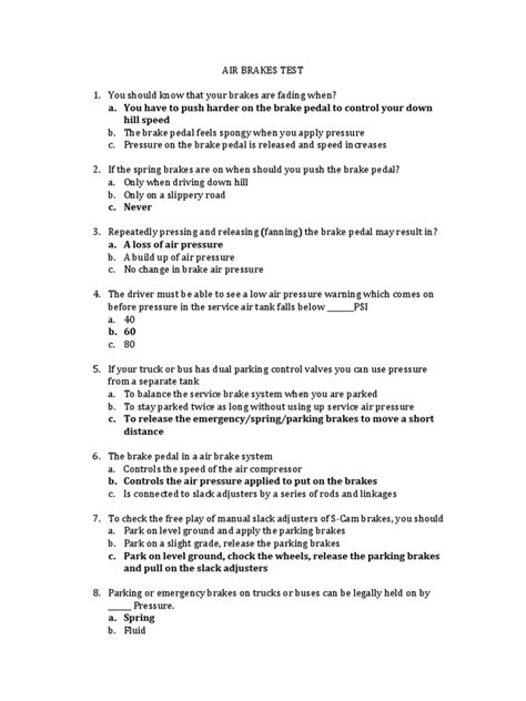 Air brake test pdf. &Atilde;&brvbar;q (q padd01s [gun pueq pup lepod (e &Acirc;&iquest;...