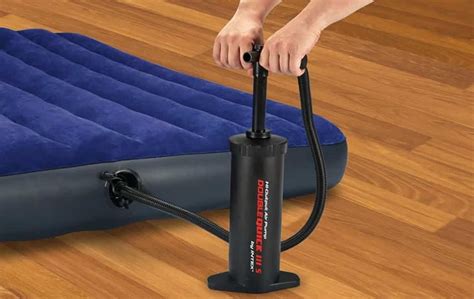 You can easily inflate your air mattress using an air pump. First, make sure that the air pump is turned off. Then, turn the control dial on the air pump to the "open" position. Next, insert the nozzle of the air pump into the valve on the air mattress. Finally, turn on the air pump and watch the air mattress inflate!. 
