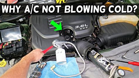Air conditioner car not blowing cold. Here are the basic steps to use it correctly: Locate the low-pressure connection point. Use the A/C Pro gauge to measure the system’s pressure. If low, refill by pulling the trigger on the product’s nozzle and monitor pressure via the pressure gauge device, making sure that you don’t overfill. 