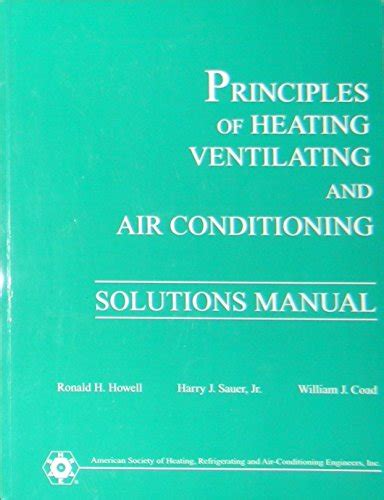 Air conditioning principles systems solution manual. - Memoria sui ponti sospesi a catene di ferro.