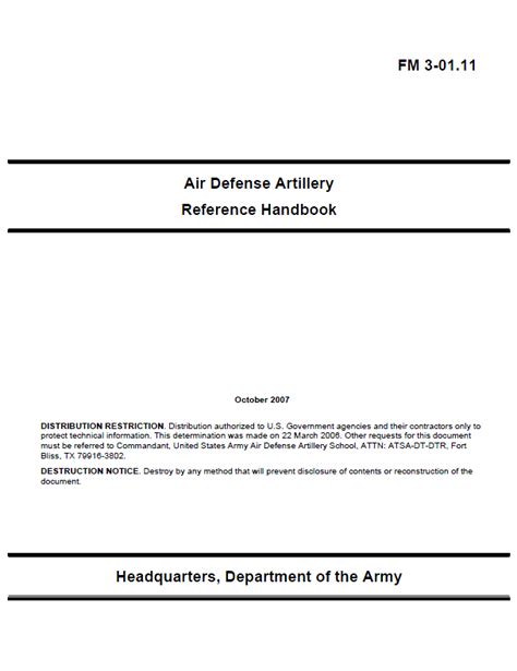 Air defense artillery reference handbook u s army field manual. - Ndai santa fe 2 2 crdi repair manual.