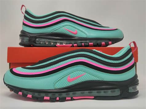Air max 97 south beach alternate. Underfoot, the full-length Air Max unit forgoes any color duo or gradient in favor of a uniform blue tone, delivering a makeup fitting of the “South Beach” moniker. An official Nike.com ... 