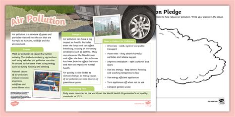 Air pollution activities ks2.  &bull; Avoid main roads and pollution sources; where you c...