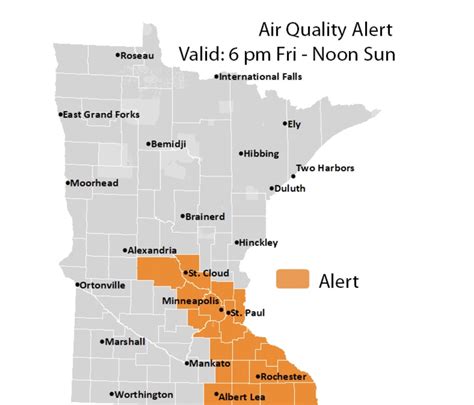 Air quality alert in place for Twin Cities, southeast Minnesota until 8 p.m. Monday