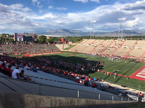 Air quality near UNM Dreamstyle Stadium, Albuquerque