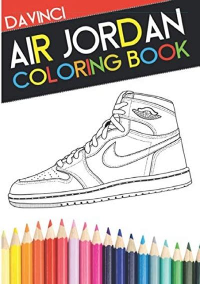 Download Air Jordan Coloring Book Sneaker Adult Coloring Book By Davinci