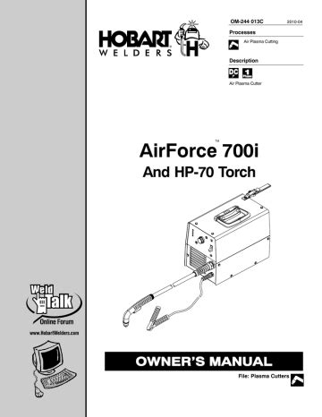 AirForce 700i Owner s Manual