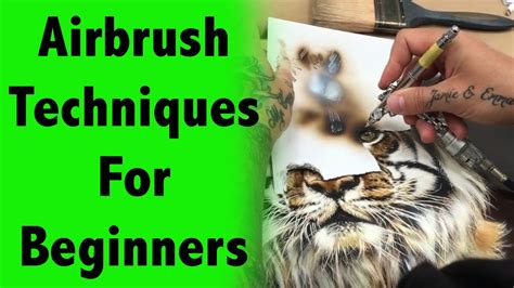 Airbrushing techniques.  This technique has been practiced for thousands of years, dati...