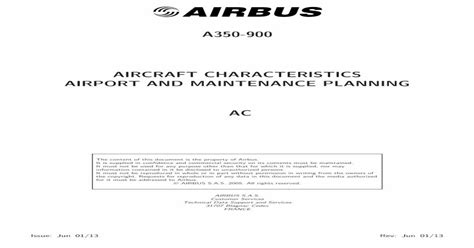 Airbus A350 900 Booklet
