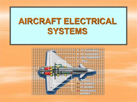 Aircraft Electrical Systems From Batteries to Generators