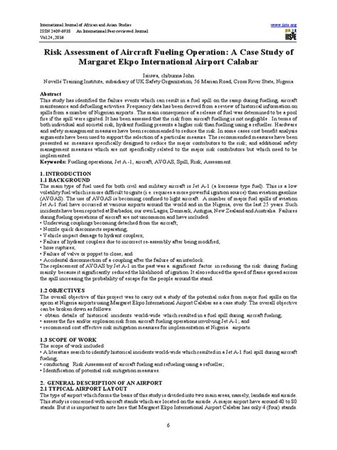 Aircraft Fuelling Operation Risk Assessment Case Study