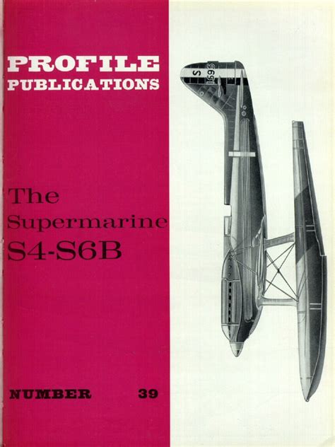 Aircraft Profile 039 Supermarine S4 S6b pdf