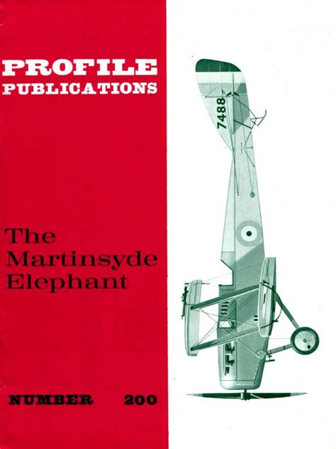 Aircraft Profile 200 Martinsyde Elephant