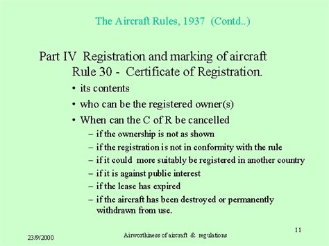 Aircraft Rules 1937