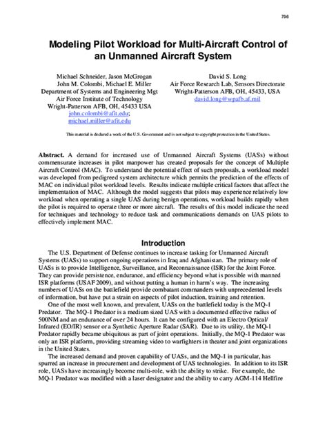 Aircraft Systems and Pilot Workload