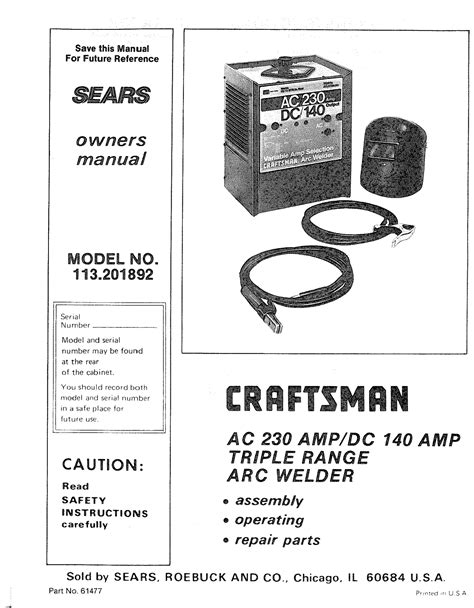 Aircraft generator arc welder repair manual. - Geological excursion guide to the north west highlands of scotland.