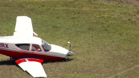 Aircraft slides off runway at Miami Executive Airport