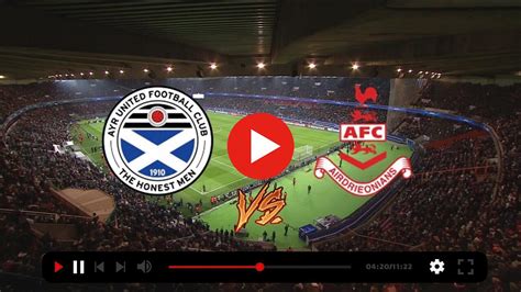Airdrieonians Vs Ayr