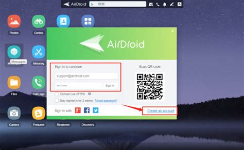 Airdroid wep