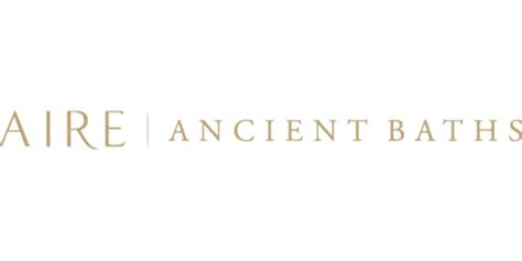 Deals Coupons. 3. Best Discount. 80% OFF. 4 active coupon codes for AIRE Ancient Baths New York in May 2024. Save with beaire.com promo codes. Get 30% off, 50% off, $25 off, up to $100 off, free shipping and sitewide discount at beaire.com.. 