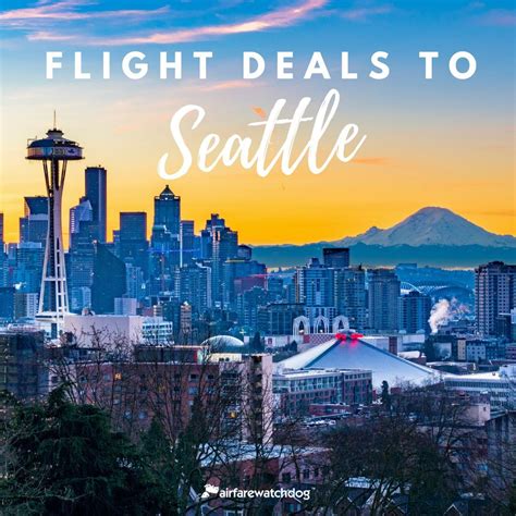  Airfares from $71 One Way, $156 Round Trip from Washington to Seattle. Prices starting at $156 for return flights and $71 for one-way flights to Seattle were the cheapest prices found within the past 7 days, for the period specified. Prices and availability are subject to change. Additional terms apply. Tue, Jun 11 - Wed, Jun 12. BWI. Baltimore. 