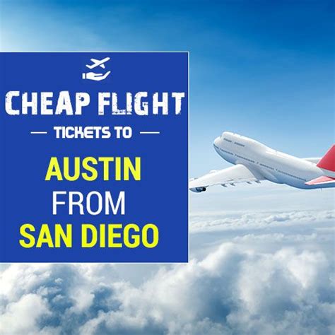 Search cheap flight airfare and ticket deals for flights from San Diego (SAN) to Austin (AUS) Help. Help Manage booking. Flights Holidays Flights + Stay Stays Tours Cruises Deals Cars More. ... Using our Fare Calendar will show you the best flight deal on any date you select to help you find the right airfare to fit your budget & save money on .... 