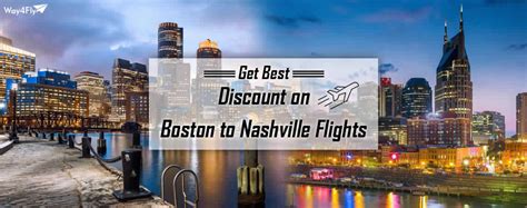 Airfare to nashville from boston. Cheap Flights from Salt Lake City to Nashville (SLC-BNA) Prices were available within the past 7 days and start at $55 for one-way flights and $131 for round trip, for the period specified. Prices and availability are subject to change. Additional terms apply. Book one-way or return flights from Salt Lake City to Nashville with no change fee on ... 