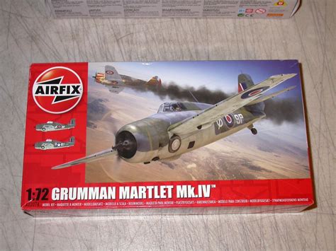 Airfix 1:72 GRUMMAN MARTLET MK.IV Plastic Model Kit A02074