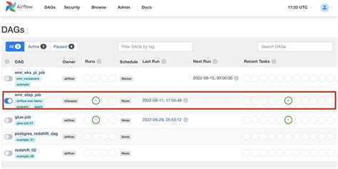 Airflow emr connection example.  For details on the authorization and authenti...