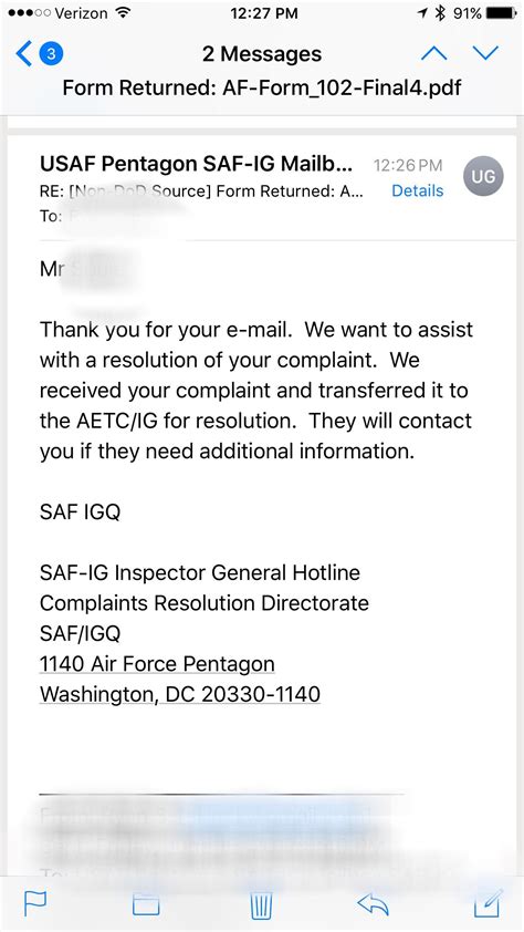 Airforce email. Please try the recommended action below. Refresh the application. Fewer Details 