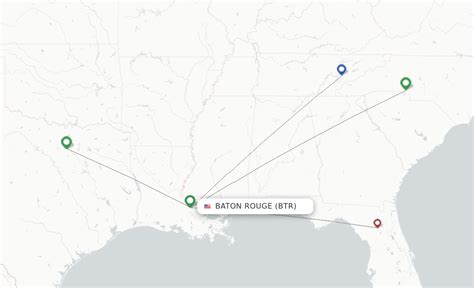  Which airlines provide the cheapest flights from Baton Rouge