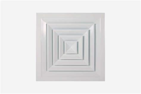Airmaster Square ceiling diffuser Ceiling Diffuser Adjustable core