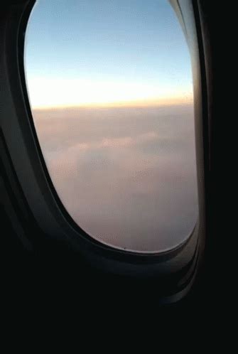Airplane Window View Gif