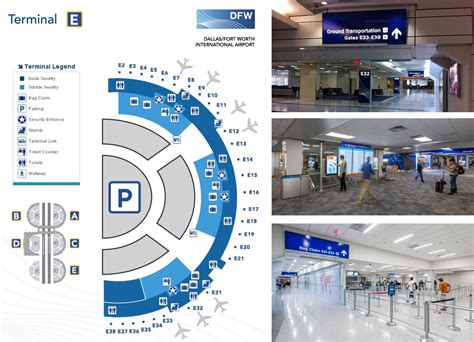 Airport Terminal E & F SEPTA / Philadelphia Airport PHL Terminal E Map