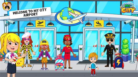 Airport games. Meet new characters and uncover dozens of fun surprises and props. Fly your own propeller plane or jumbo jet on the runway. Play your way: nearly all the props and characters are movable, stackable and interactive. Perfect for preschoolers, age 2-5. Play without WiFi or internet – great for travel. No in-app purchases or third-party advertising. 
