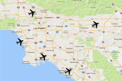 Dec 4, 2023 · The following list presents the nearest 10 airports to LAX "as the crow flies," complete with an interactive map for easy navigation. We also provide driving distances and estimated drive times to major nearby cities. . 