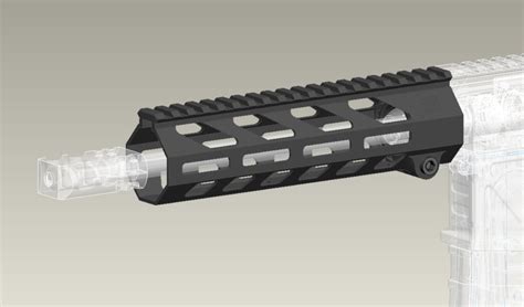 Airsoft accessories 3d printed.  Designed for 3D printing, this handguard ...