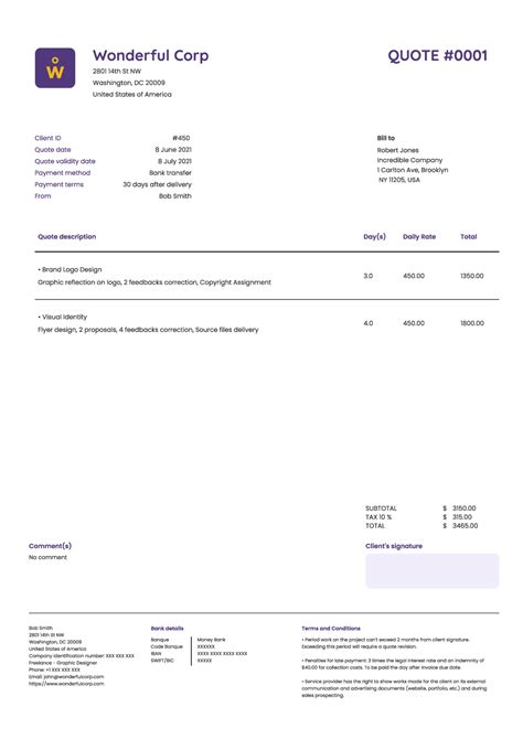 Airtable Invoice Template