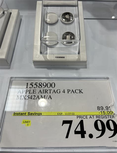 Lumen Series 4 Pack AirTag Case