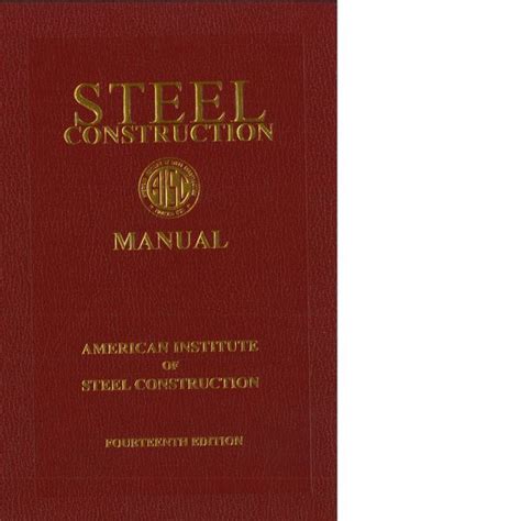 Aisc steel construction manual aisc 325 11. - Il manuale di fantascienza di m keith booker.