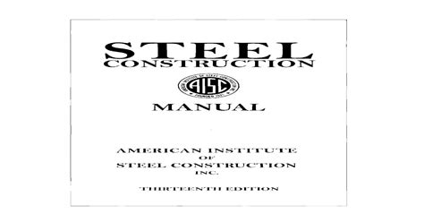 Aisc steel manual 13th edition free download. - Discovery 2 td5 engine workshop manual.