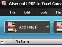 Aiseesoft PDF to Excel Converter for Windows