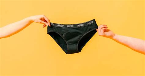 Aisle period underwear. Aisle period underwear are designed to look and feel like everyday underwear, but with secret superpowers. Using performance textile technology, the gusset fabric and booster option are designed to absorb menstrual flow quickly and comfortably with minimal thickness. Looking from the outside, there is no way to ‘tell’ that you are ... 