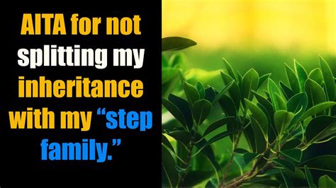 Aita for not splitting an inheritance. Please do not share your inheritance with that greedy SOB. Your FIL gave that money to you to show his love and appreciation. There was a reason why he didn't leave Arthur … 